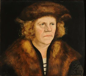 Portrait of a Man in a Fur Beret